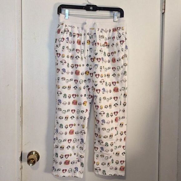 Converse x Shrimps Face Printed Pants White Sweatpants Size XS - Picture 2 of 8